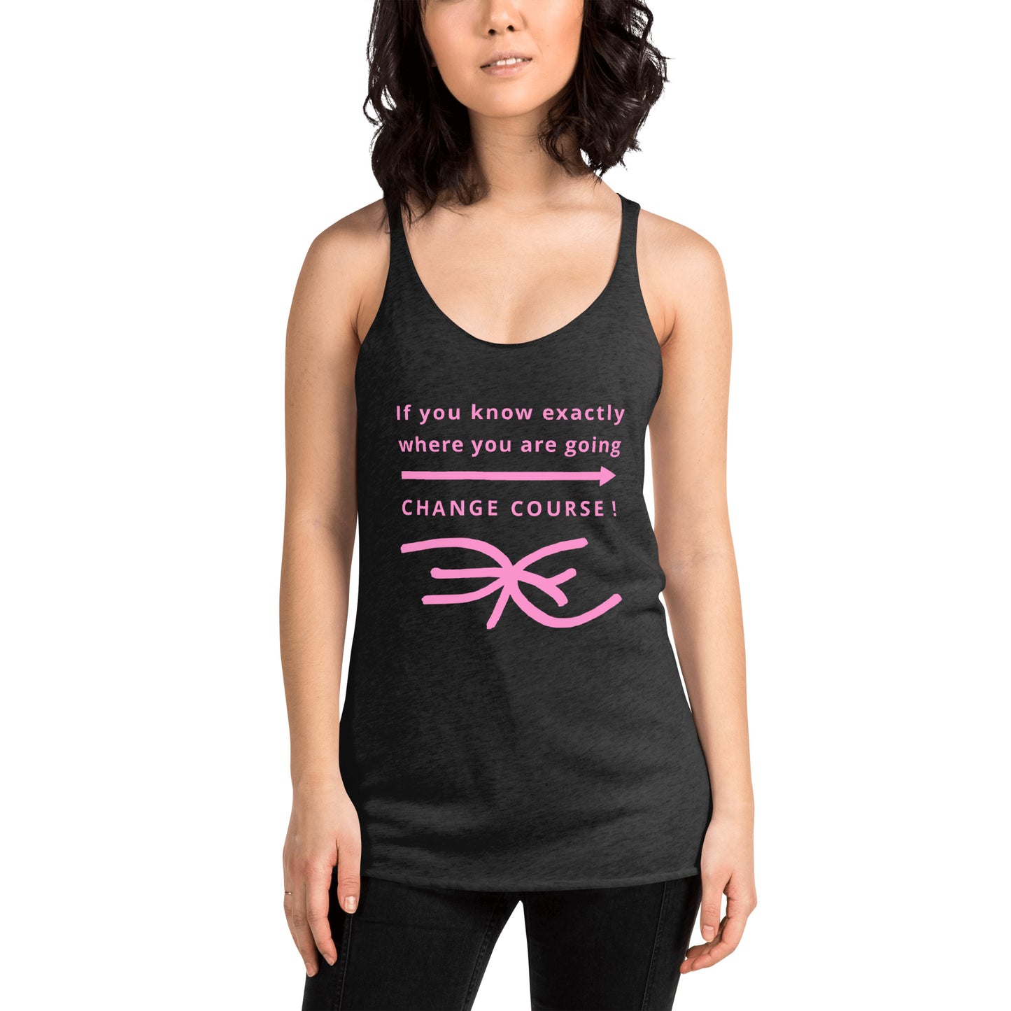 Women's Racerback Tank (Reflections / Questions collection)