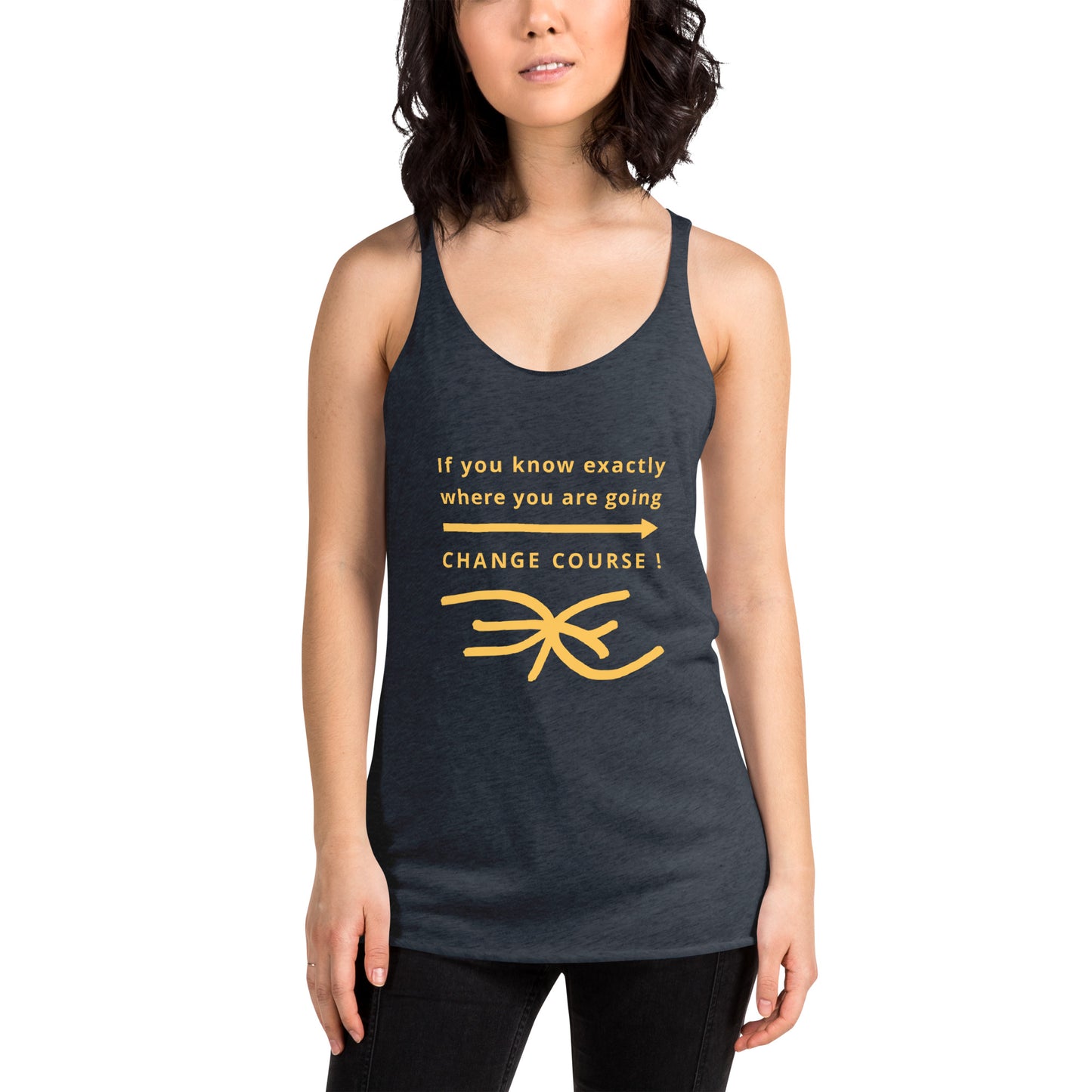 Women's Racerback Tank (Reflections / Questions collection)