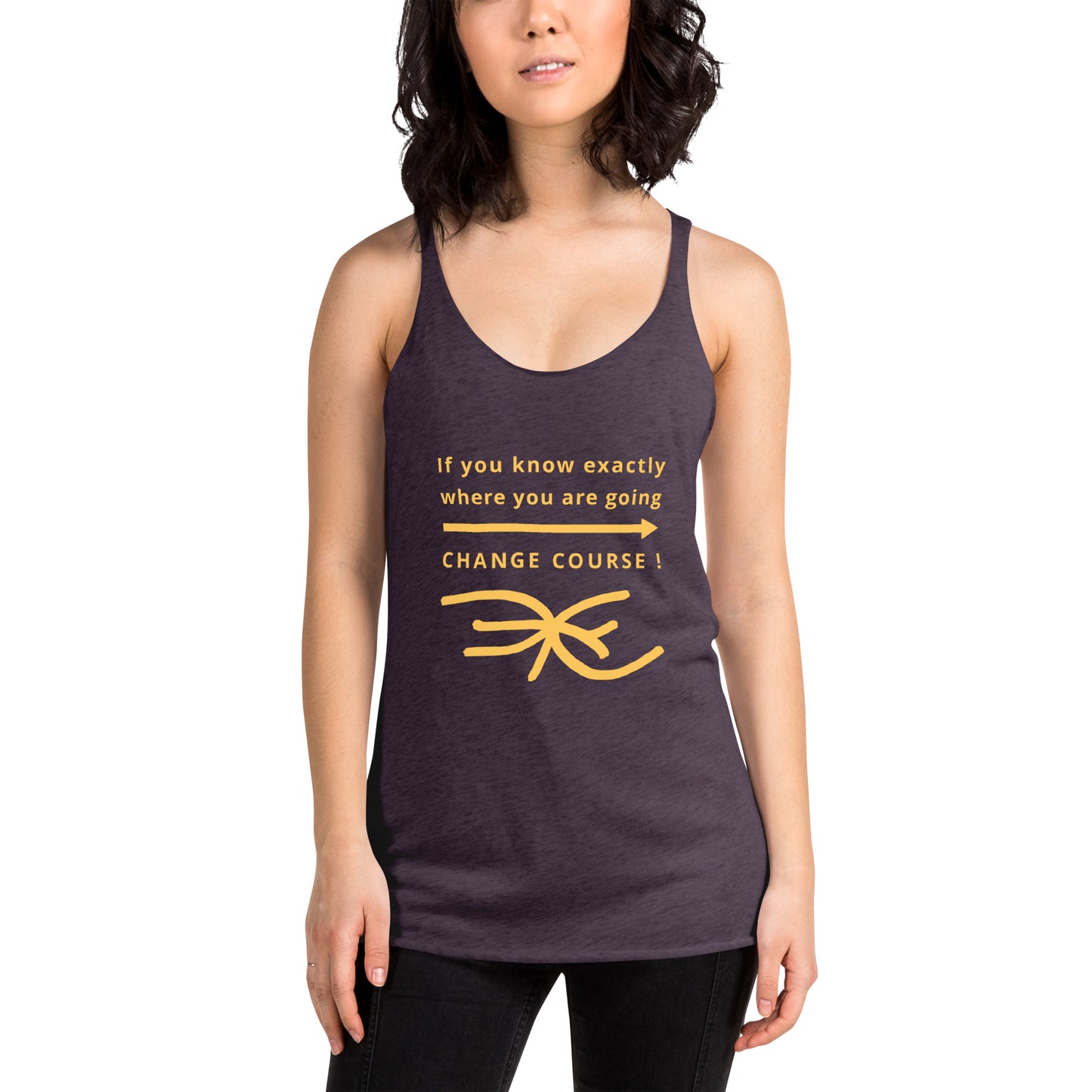 Women's Racerback Tank (Reflections / Questions collection)