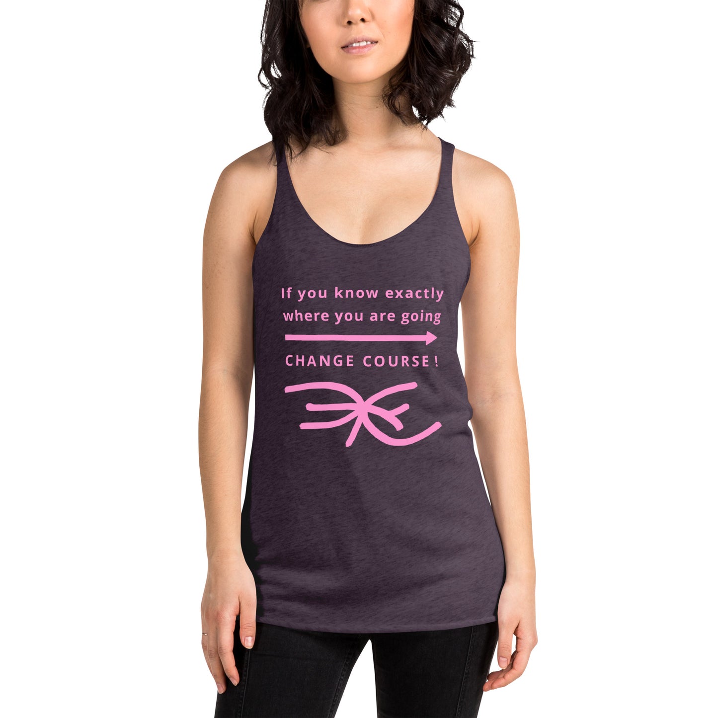 Women's Racerback Tank (Reflections / Questions collection)