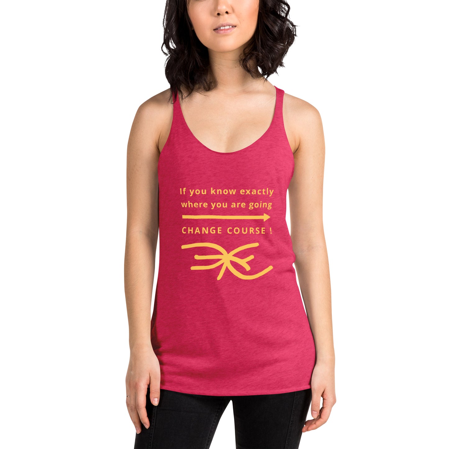 Women's Racerback Tank (Reflections / Questions collection)